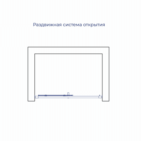 Душевая дверь RGW Passage (Пассаж) 350801715-14 150х195 стекло прозрачное профиль черный