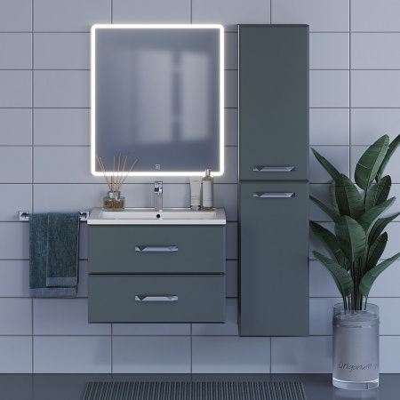 Тумба под раковину Uperwood Foster 291020521 70х50 подвесная цвет серый