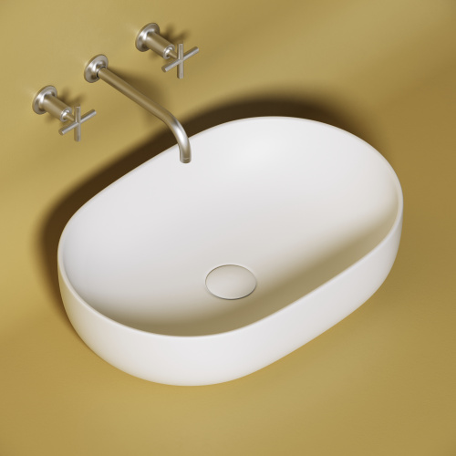 Раковина Ceramica Nova ELEMENT 60 см CN6047MW накладная цвет белый матовый - фото 2