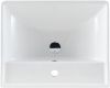Раковина керамическая Aquanet Ирис 00301803 60х50 полувстраиваемая цвет белый 1 отверстие под смеситель