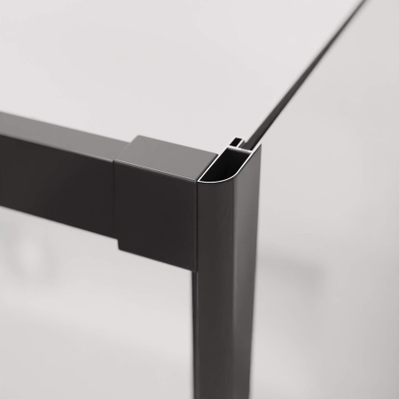 Душевой уголок RGW Leipzig 341241138-014 130х80 стекло прозрачное профиль черный без поддона