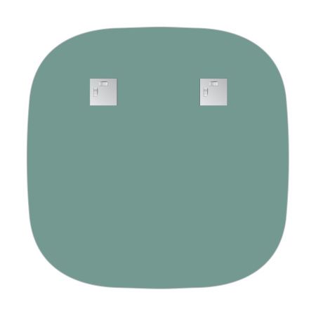 Зеркало Evoform Primary BY 0138 70х70 подвесное