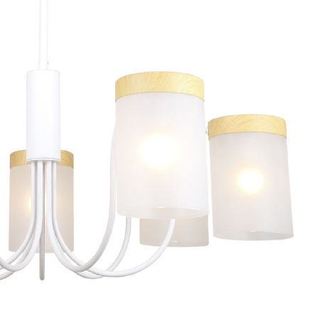 Люстра на штанге Escada Harmony (Хармоны) 1172/7P White