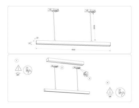 Трековый однофазный светильник Ambrella Light Track System (Трацк Сыстем) GL6783