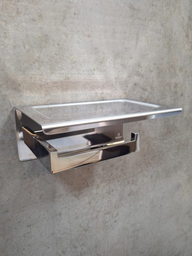 Бумагодержатель AltroBagno Aperto AltroBagnoAperto080907Cr - фото 4