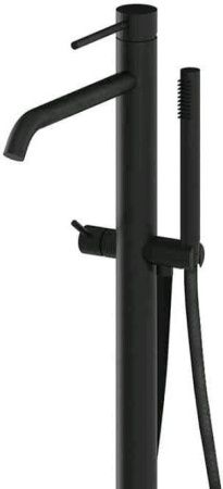 Смеситель для ванны и душа Paffoni Light LIG032NO напольный черный