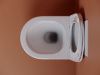 Унитаз подвесной Ceramica Nova ULMA CN4006 белый с сиденьем микролифт безободковый душевой смыв