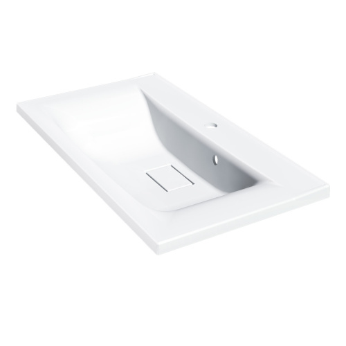 Раковина Vincea 80 см VCB-3M800W встраиваемая цвет белый - фото 3