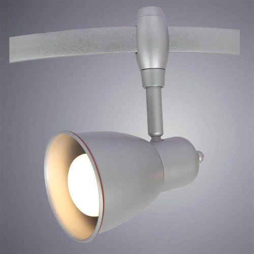 Трековый светильник Arte Lamp Rails Heads (Раилс Хеадс) A3058PL-1SI - фото 3