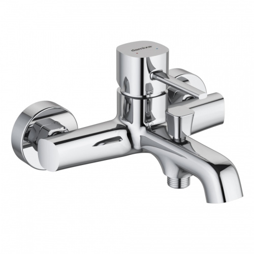 Смеситель для ванны и душа Damixa Sirius 861000000 настенный хром без термостата