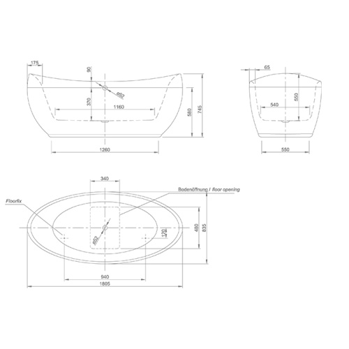 Ванна акриловая Knief Venice 0100-283-06 180х84 встраиваемая прямоугольная - фото 2 Ванна акриловая Knief Venice 0100-283-06 180х84 встраиваемая прямоугольная - фото 2