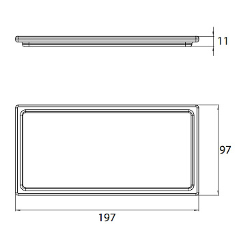 Полка для рейлинга Emco Liaison 1866 000 03