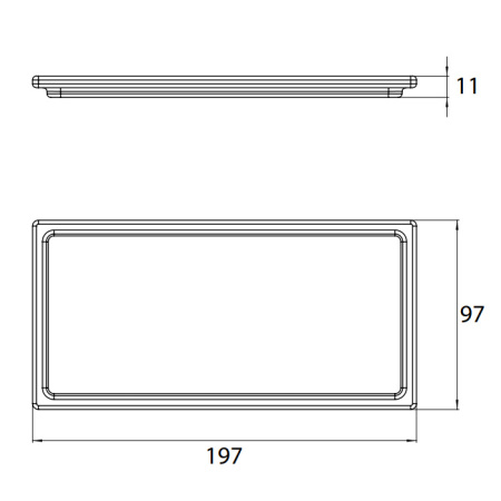 Полка для рейлинга Emco Liaison 1866 000 03