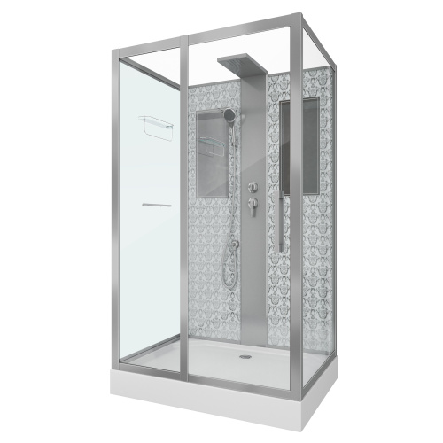 Душевая кабина Niagara Luxe 7711WBK 120х90 прямоугольная