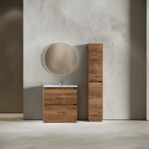 Тумба под раковину Sancos Libra Floor LB80FECH 79х45х84 напольная цвет дуб чарльстон - фото 2