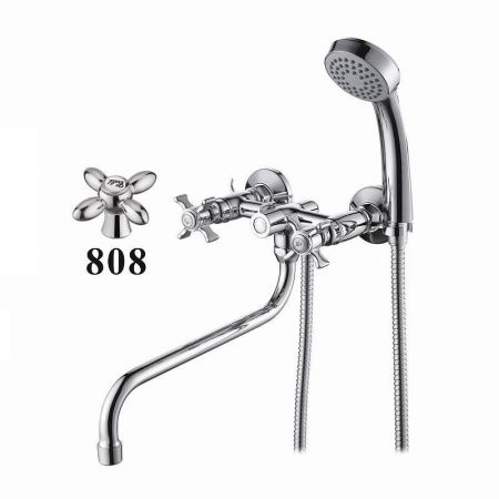 Смеситель для ванны D-Lin D143808 настенный хром