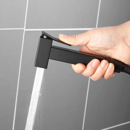 Гигиенический душ со смесителем Shevanik S127H черный