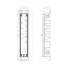 Короб для быстрой установки термостатического смесителя на 5 выходов Carimali KIT00050