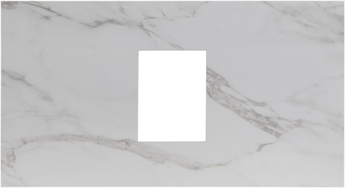 Столешница Allen Brau Priority 1.31010.M 76х41 накладная цвет белый - фото 3