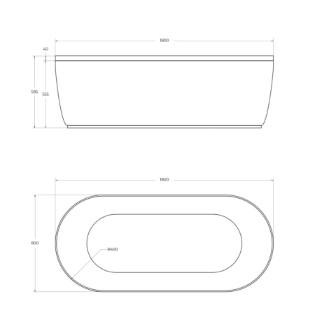 Фронтальная панель для ванны Cezares METAURO METAURO-Central-180-SCR-W-MATT