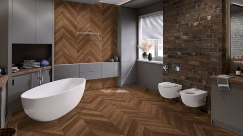 Кварцвиниловая плитка Damy Floor CHEVRON LVT DF07-Ch-LVT Шайо - фото 5