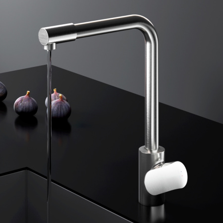 Смеситель для кухни Am.Pm Like F8005711 на раковину/на столешницу сатин без термостата