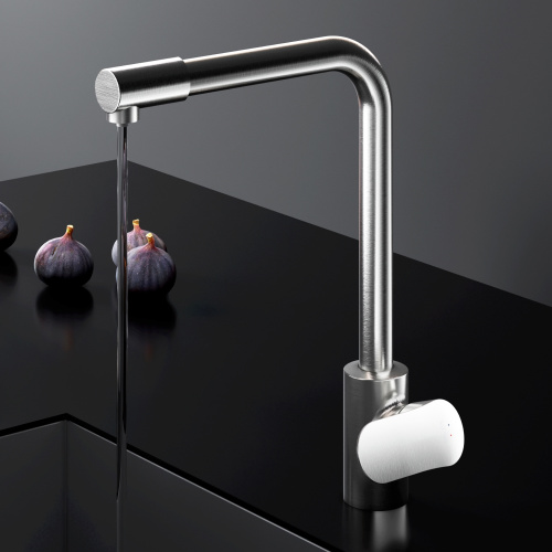 Смеситель для кухни Am.Pm Like F8005711 на раковину/на столешницу сатин без термостата - фото 4