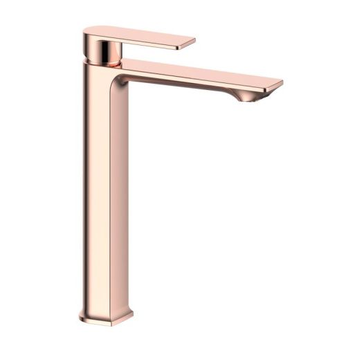 Смеситель для раковины Voda Neva NV25MRG на столешницу розовое золото - фото 2