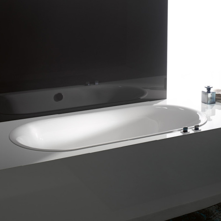 Ванна стальная Bette Lux Oval 3465-000 PLUS 170х75 отдельностоящая овальная без ножек
