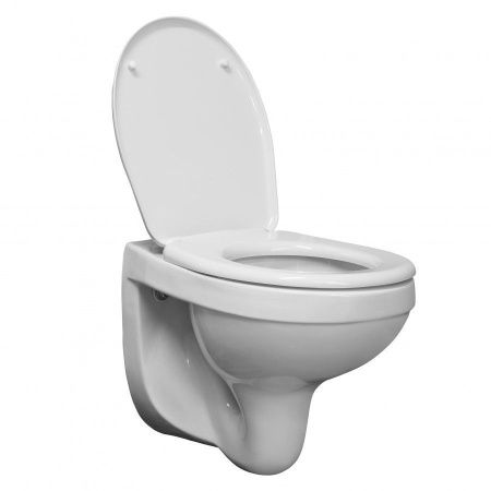 Унитаз подвесной Santeri Альфа 132559S0000B0 белый с сиденьем каскадный смыв