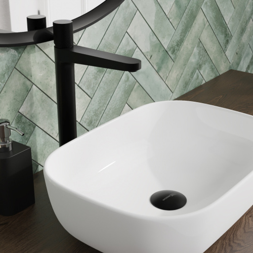 Смеситель WasserKRAFT Fulda 5200 5203H на столешницу черный - фото 2