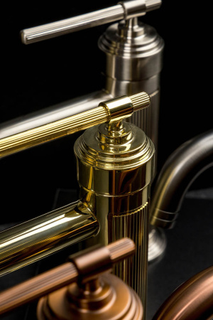 Смеситель Boheme Eterna 171-GM на раковину вороненая сталь
