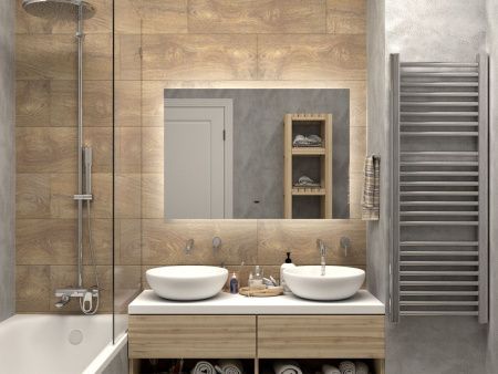 Зеркало с подсветкой Misty Зеркала (сенсорные) НЕМ-02-100/70-14 100х70 подвесное