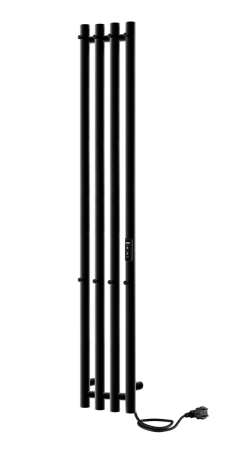 Полотенцесушитель электрический Indigo Style 4 LSE120-18BRRt 20х120 черный