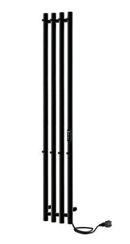 Полотенцесушитель Indigo  Style 4 LSE120-18BRRt 18х120 электрический черный муар - фото 2