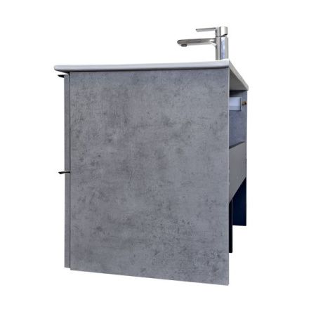 Тумба с раковиной Comforty Франкфурт 00-00011080CF 80х50 подвесная цвет серый