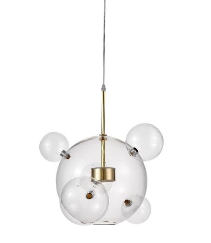 Светильник подвесной Lumina Deco Neroni (Нерони) LDP 6016-5+1 GD - фото 4
