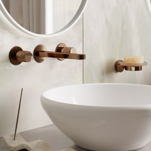 Смеситель WasserKRAFT Paar 8800 8845 встраиваемый золото розовое - фото 2