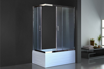 Душевой уголок Royal Bath BP RB8120BP-C-CH-R 120х80 стекло рифленое профиль хром глянцевый с поддоном Душевой уголок Royal Bath BP RB8120BP-C-CH-R 120х80 стекло рифленое профиль хром глянцевый с поддоном