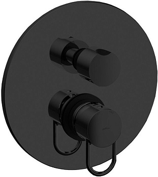 Смеситель для душа Paffoni Joker JK018NO встраиваемый в стену черный