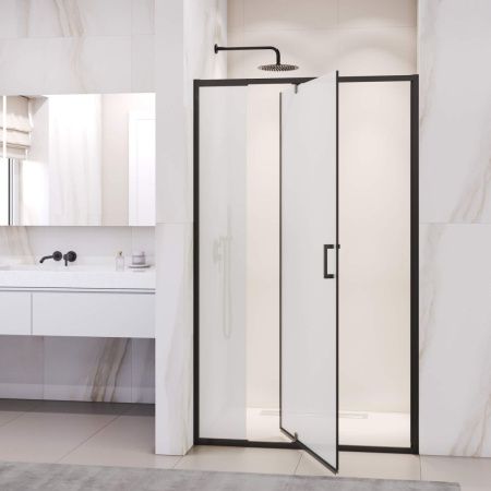 Душевая дверь RGW Passage 350800813-24 120х195 стекло матовое профиль черный