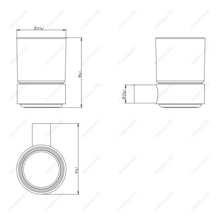 Стакан Melana 865010