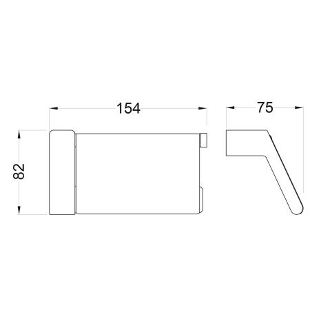 Бумагодержатель Timo Torne 43042/17