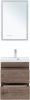 Тумба под раковину Aquanet Нота NEW 00334190 50х30 подвесная цвет коричневый