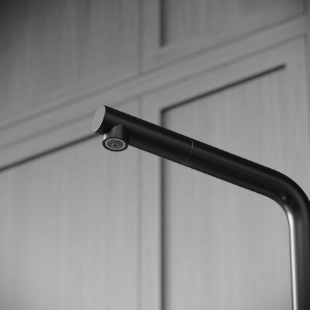 Смеситель для кухни Sancos Spin SC4015MB на мойку черный