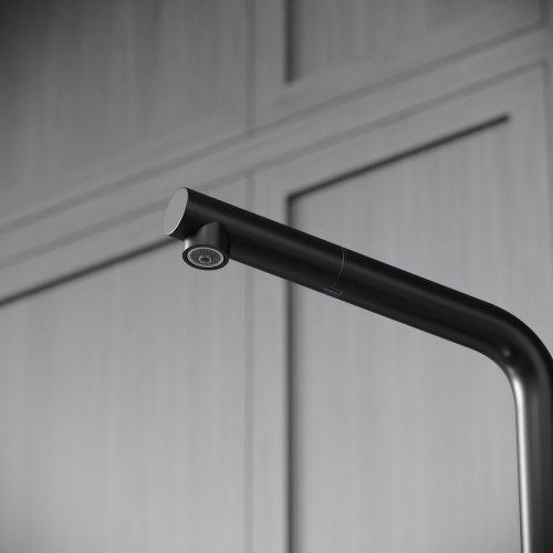 Смеситель для кухни Sancos Spin SC4015MB на мойку черный матовый - фото 5