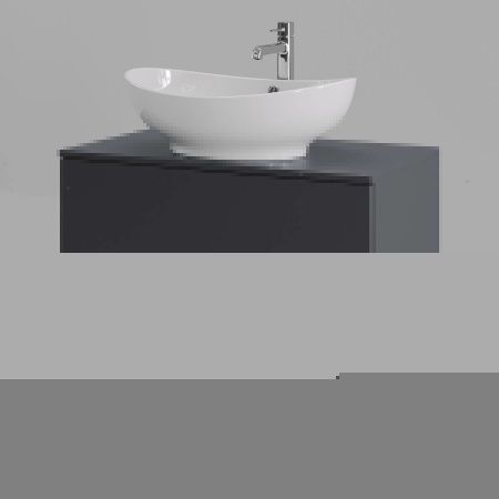 Тумба с раковиной Orange Line Li-80TugMDF+B08-585W 80х50