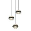 Светильник подвесной Delight Collection Indiana (Индиана) MD22030002-3A black/clear