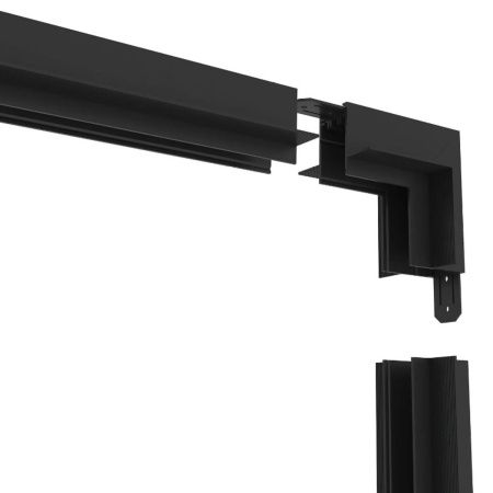 Коннектор L-образный стена-потолок Denkirs Smart Hide (Смарт Хиде) TR2118-BK