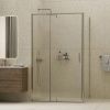 Душевой уголок Wasserkraft Spree 14P 14P06 120х80 стекло прозрачное профиль никель без поддона